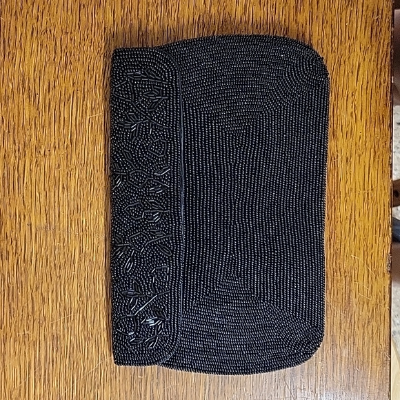 Vintage Small Beaded Cluch Bag 5"x8" - Picture 1 of 8